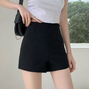 黑色短裤女夏高腰韩版百搭打底短裤外穿弹力小黑裤修身休闲热裤潮